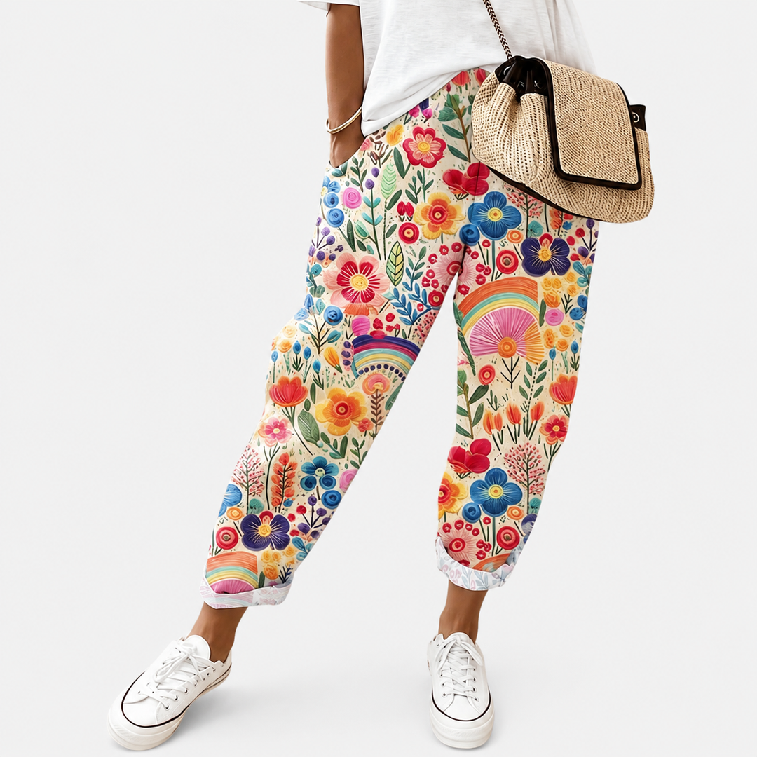 Rainbow Garden Comfort Pants