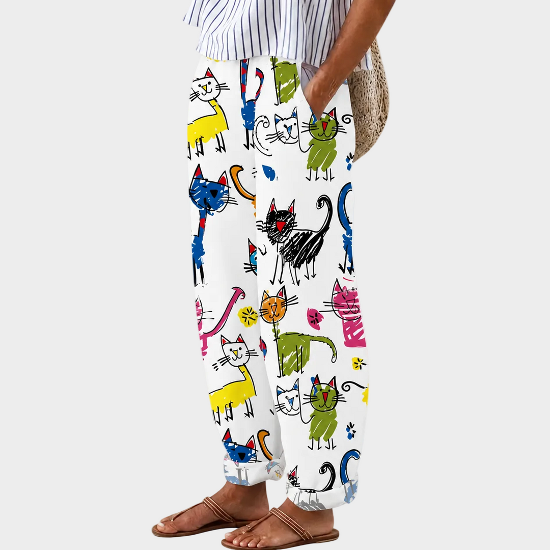Pantalon Confort Happy Cats