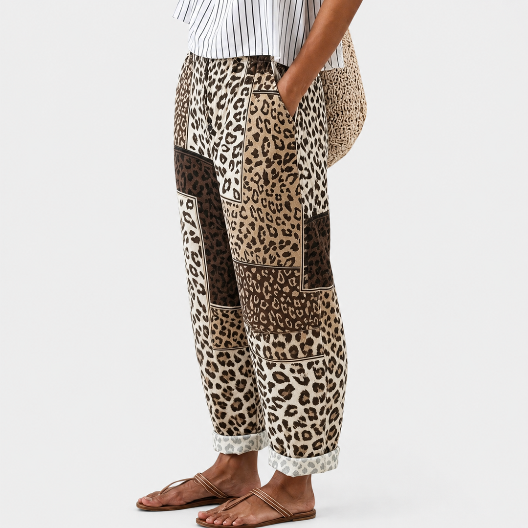 Pantalon style safari confortable
