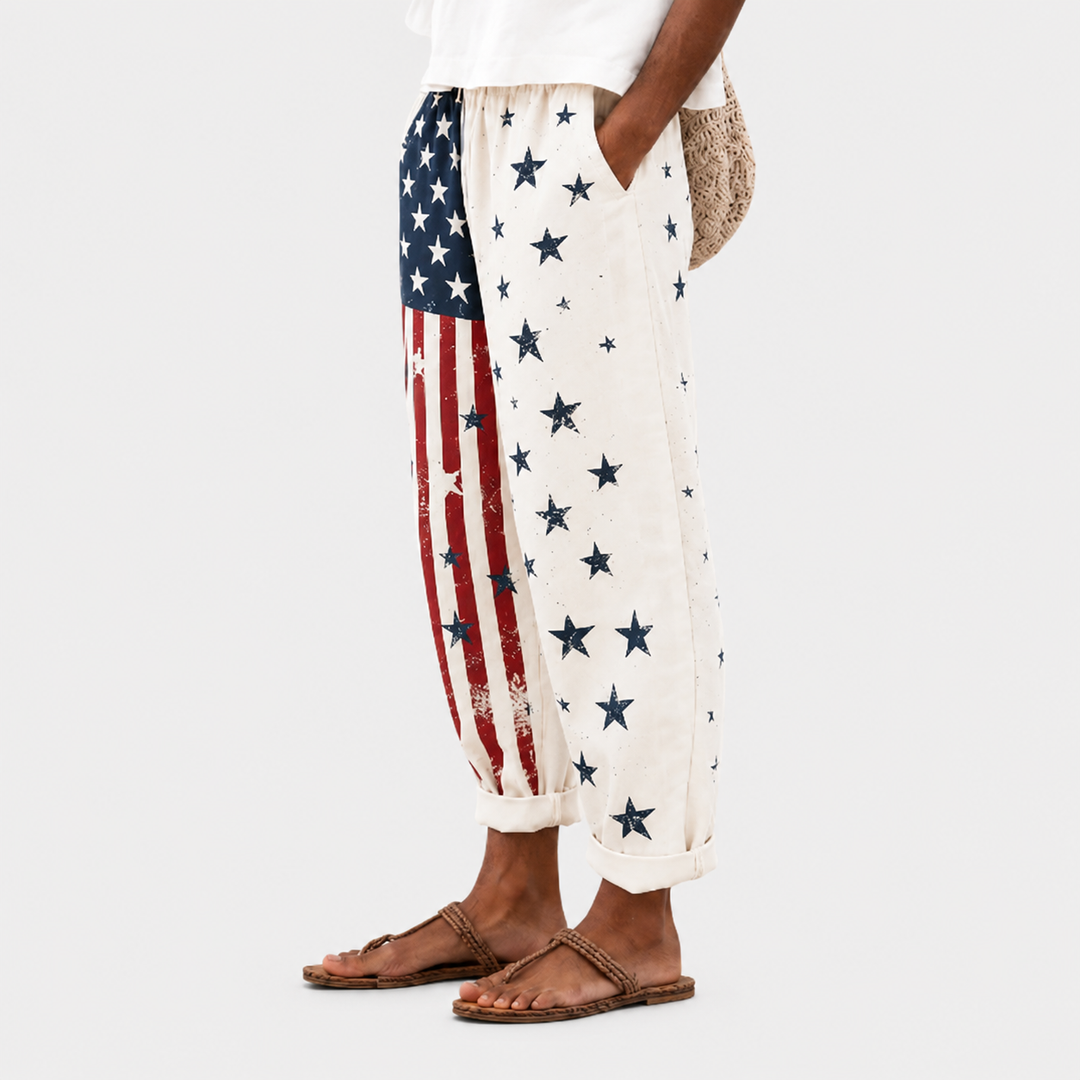 Star and Stripe Trousers