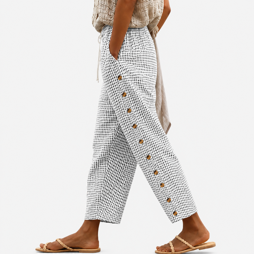 Striped Harbor Button Pants