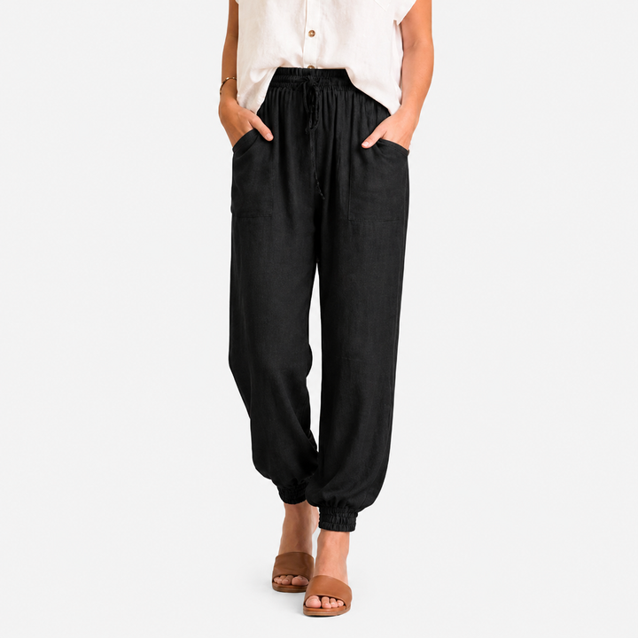Kaeli – Elegant Drawstring Trousers