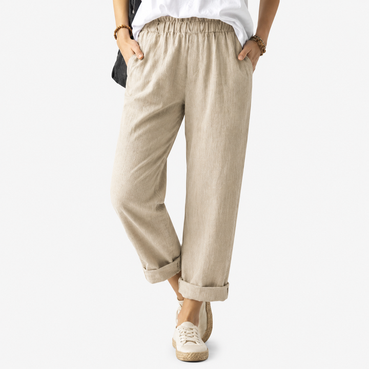 Neria - Pantalon à Structure Souple