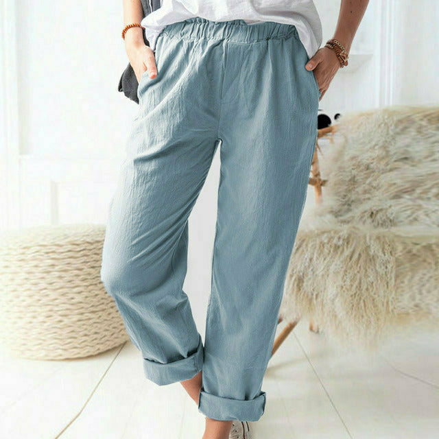 Neria - Pantalon à Structure Souple