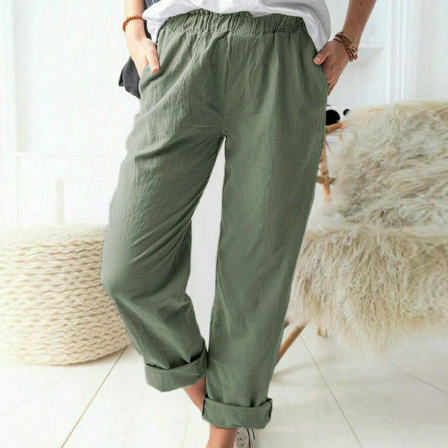 Neria - Pantalon à Structure Souple