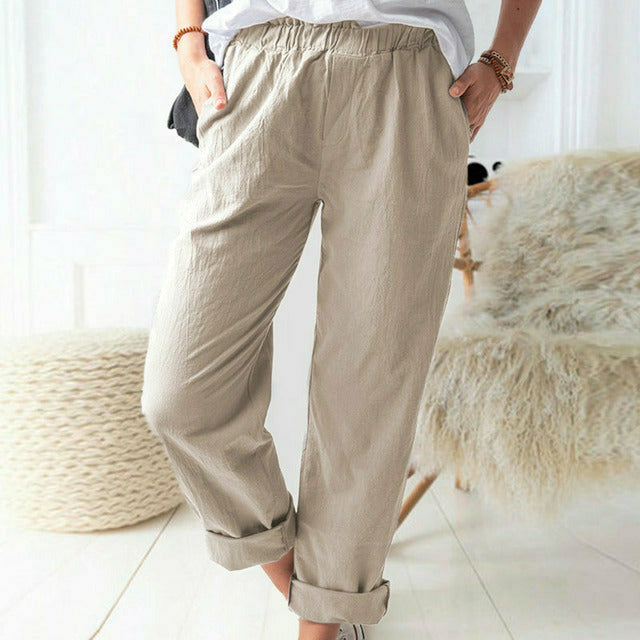 Neria - Pantalon à Structure Souple