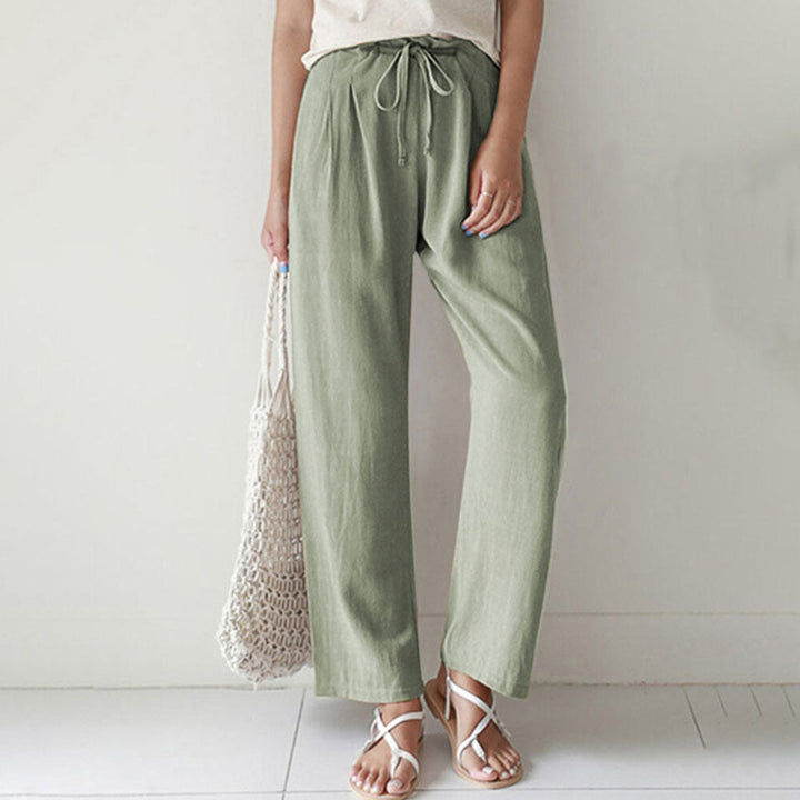 Vara - Relaxed Fit Drawstring Trousers