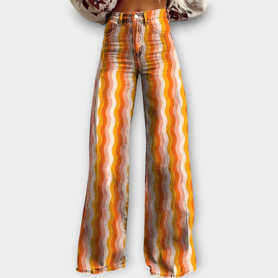 Colored Stripe Jeans