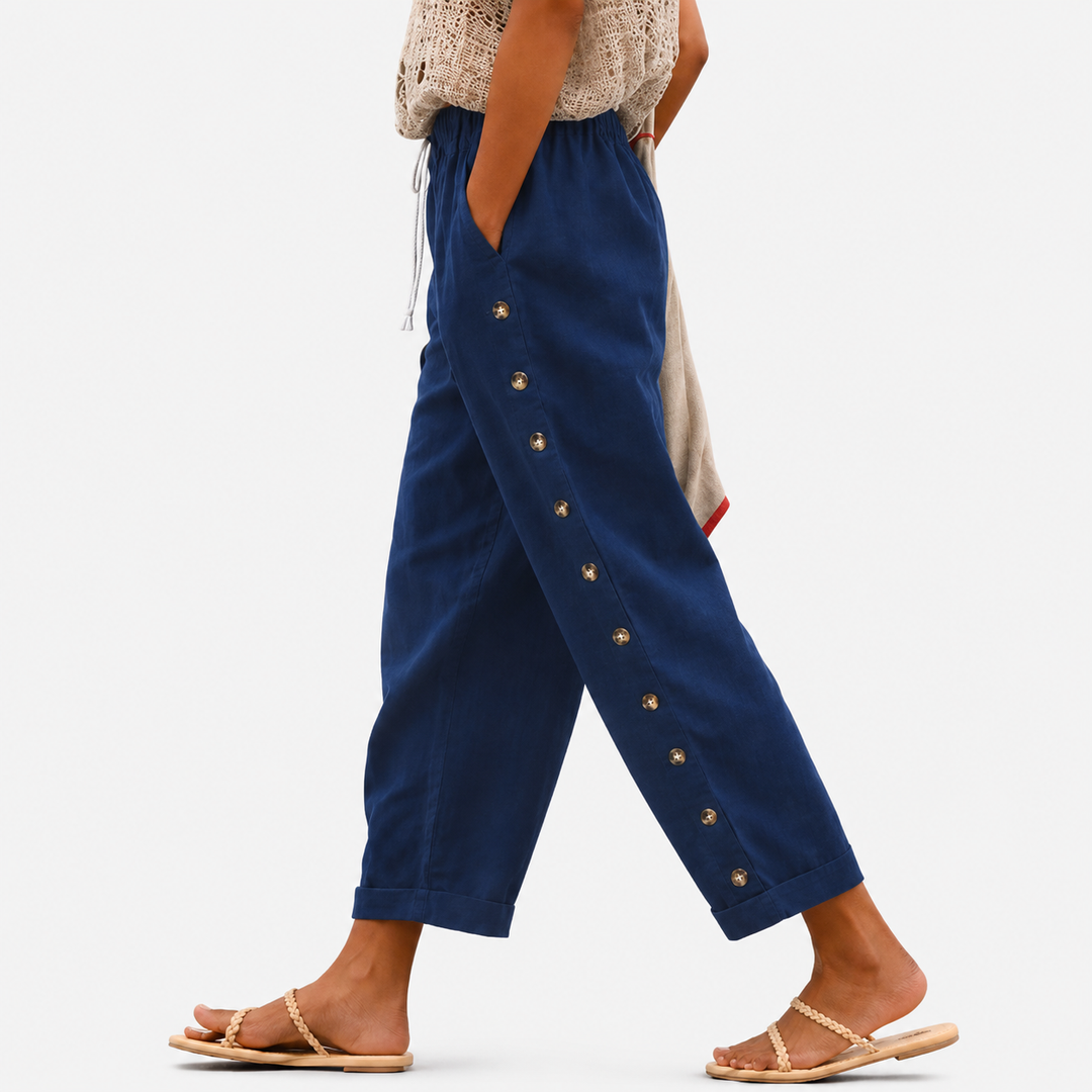 Midnight Coast Button Trousers