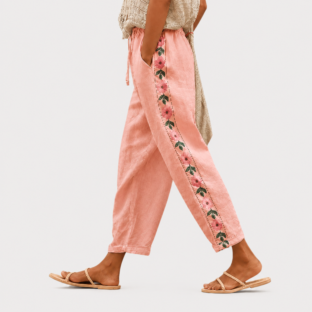 Pantalons de Loisir Blush Bloom
