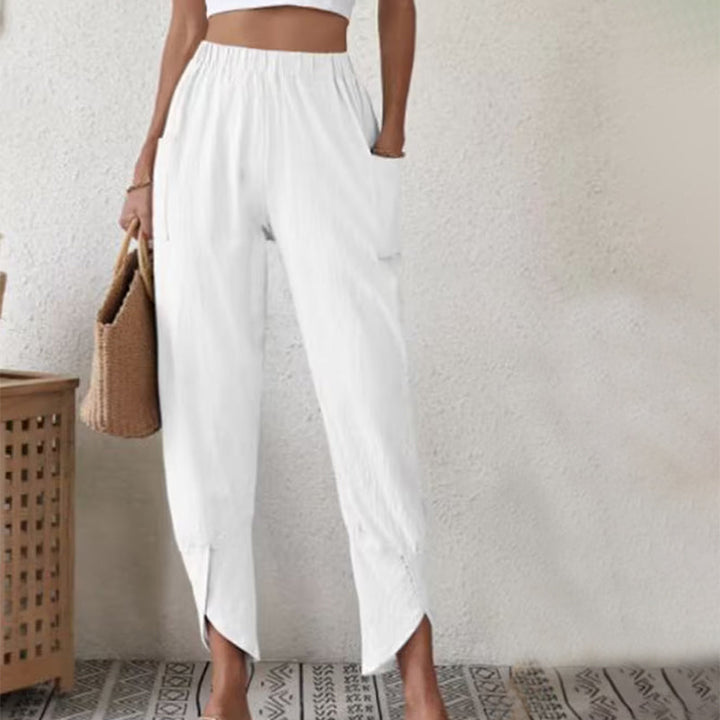 Essari - Pantalon à Ourlet Brut