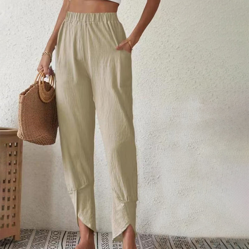 Essari - Pantalon à Ourlet Brut