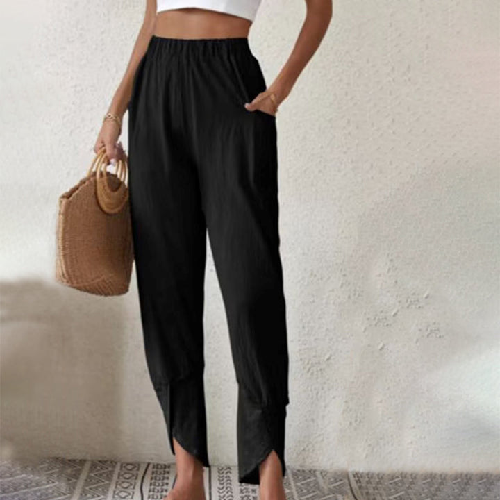 Essari - Pantalon à Ourlet Brut